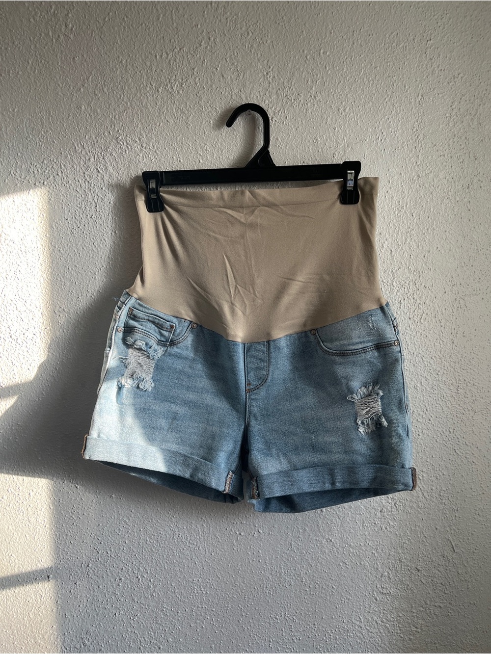 Maternity Denim Shorts